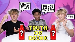 Truth Or Drink CHALLENGE EXPOSING OURSELVES 🥤😳  ft Gavin Magnus amp Walker Bryant [upl. by Bachman486]