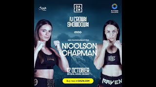 SKYE NICOLSON vs RAVEN CHAPMAN WBC featherweight title PREVIEW and PREDICTION [upl. by Langsdon]