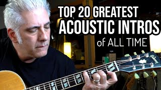 TOP 20 ACOUSTIC GUITAR INTROS OF ALL TIME [upl. by Ellehcan]