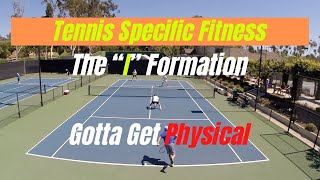 Tennis Doubles Specific Fitness For The Iquot Formation Servers Partner [upl. by Annairda]