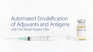 Automated Emulsification of Adjuvants and Antigens [upl. by Luing112]