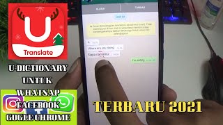 CARA MENGGUNAKAN APLIKASI UDICTIONARY TERBARU DI WHATSAPP 2021 [upl. by Terrel241]