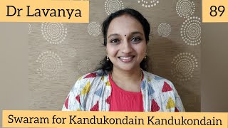 Swaram for Kandukondain Kandukondain  Dr Lavanya  Voice Culture Trainer  Notes  A R Rahman [upl. by Matta526]