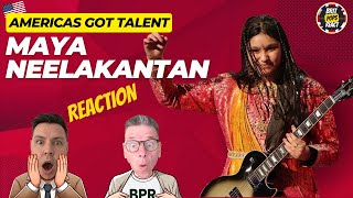 BRIT DADS REACT to Maya Neelakantan amp Intro Full PerformanceAmerica’s Got Talent 2024 Audition wk 4 [upl. by Hong]