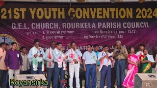 GEL Church Rourkela Parish council  Mundari Bhajan Song Rourkela Odisha Video [upl. by Anitnuahs]