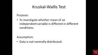 The KruskalWallis Test in R [upl. by Eico266]