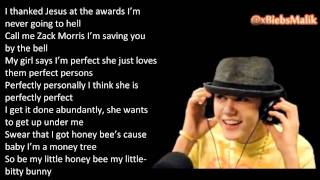 Justin Bieber Freestyle Rap 2011 LYRICS [upl. by Nicol]