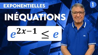 Exponentielles  Inéquations  Ex 1 [upl. by Eenrahc13]