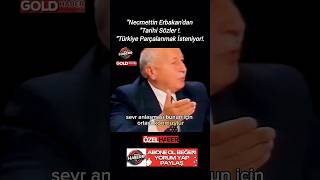 Necmettin Erbakandan tarihî sözler Türkiye Parçalanmak İsteniyor [upl. by Nageet]