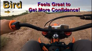 Riding with more confidence XPro Storm 125CC Pit Bike [upl. by Anaidni]