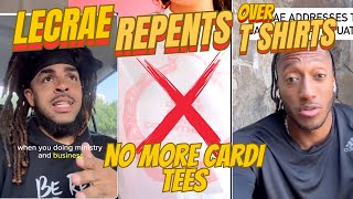 Lecrae repents over Cardi B T shirts Is this the end of Righteous and Ratchet and the Dee1 saga [upl. by Kaylyn492]