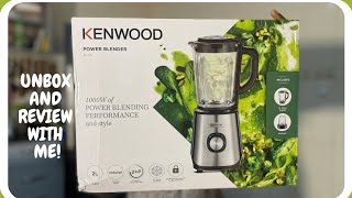 UNBOXING AND REVIEWING THE KENWOOD POWER BLENDER  PRODUCT REVIEW [upl. by Andra930]