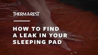 How To Find A Leak In Your Sleeping Pad [upl. by Arinay]