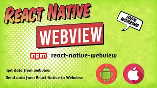 WebView  React Native [upl. by Ramo708]