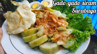 RESEP GADO GADO SIRAM SURABAYA JAWA TIMUR [upl. by Ahselrac]