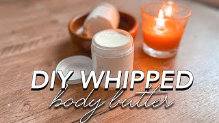 DIY WHIPPED SHEA BUTTER FOR NATURAL HAIR AND SKIN how to make whipped shea butter for skin [upl. by Sholem398]