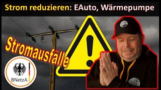 Stromausfälle wahrscheinlich Neu Begrenzung Strom E Auto Wärmepumpe Bundesnetzagentur 14a EnWG [upl. by Levitus877]