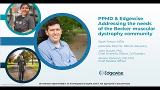 Webinar Edgewise Therapeutics  Clinical Trials in Becker Muscular Dystrophy [upl. by Denice]