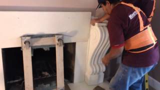 How to Install a Fireplace Mantel [upl. by Alyel]