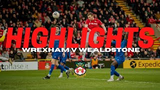 HIGHLIGHTS  Wrexham v Wealdstone [upl. by Aitat]