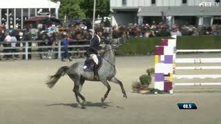 IVANCA DU LAS 5yo  FEIWBFSH World Breeding Jumping Championship  LANAKENBEL 2023 [upl. by Alamaj]