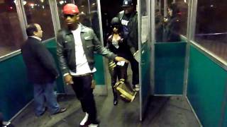 NICKI MINAJ leaving madison square garden after jay z concert 322010 [upl. by Bank362]