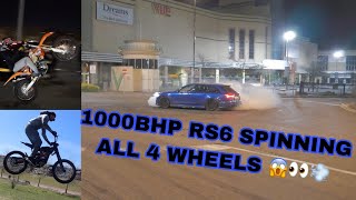 1000BHP AUDI RS6 RIPPING THE EBIKES AROUND LONDON [upl. by Nylirehs]