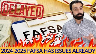 New Fafsa issues for 20242025 [upl. by Raskind112]