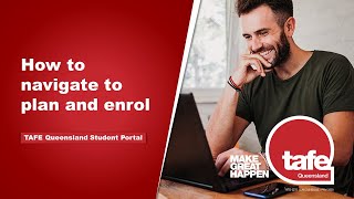 TAFE Queensland Student Portal  How to navigate to plan and enrol [upl. by Cavallaro]