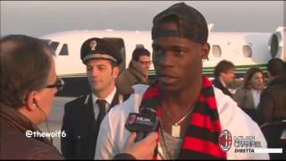 Balotelli First Interview With Milan channel As A Milan Player [upl. by Johansen]