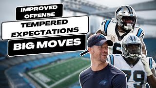 Carolina Panthers Improved Offense Tempered Expectations and Big Moves [upl. by Sophie762]