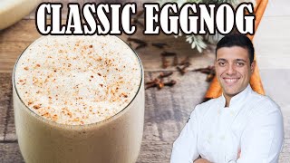 How to Make Easy Homemade Eggnog  Recipe by Lounging with Lenny [upl. by Yekcor]