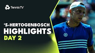 Bublik Takes On Goffin Mannarino amp Griekspoor Also Play  sHertogenbosch 2023 Highlights Day 2 [upl. by Eardna]