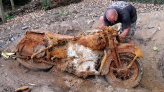 Restoration RUSTY Motorcycle  Half Year in 38 Mins [upl. by Carrnan]