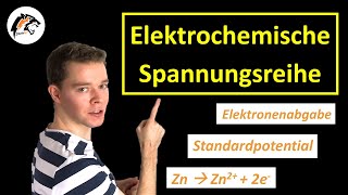 Elektrochemische SpannungsreiheRedoxreihe  Chemie Tutorial [upl. by Darrey]