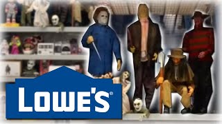 Lowes Halloween 2022 STORE DISPLAY LEAKED  NEW MICHAEL MYERS ANIMATRONIC SETUP DECOR  MORE [upl. by Aicatsanna]