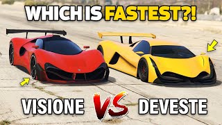 GTA 5 ONLINE  DEVESTE VS VISIONE WHICH IS FASTEST [upl. by Lower276]