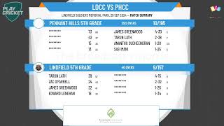 Lindfield 5th Grade v Pennant Hills 5th Grade [upl. by Schroeder]