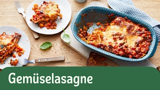 Gemüselasagne – schnell amp einfach vegetarischerezepte shorts rewe 🥕 [upl. by Zed]