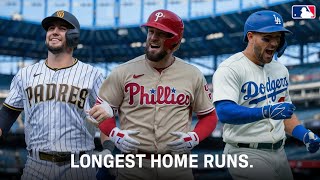 MLB Longest Home Run of September 2024Shohei ohtani kyle SchwarberFernando taitis [upl. by Hephzipa518]