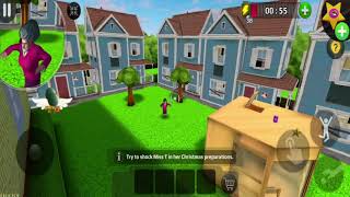 Scary Teacher 3D New Day Trolling Miss T New House Update  Scary Teacher 3D Gameplay [upl. by Iyre]