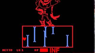 underfell papyrus fight part 1 with infinite HP [upl. by Malda]