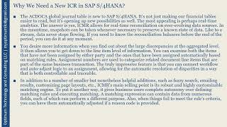 OPTIMUM  An Overview of S4HANA ICMR Intercompany Matching and Reconciliation [upl. by Fabiola]