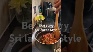 Beef Curry Sri Lankan Style food spicy uk short [upl. by Ahl]