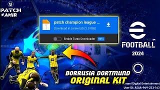 Download UEFA Champions League eFootball PES 2024 Mobile PATCH Obb APK DATA  Android amp Ios  V362 [upl. by Llenrahs]