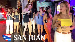 🇵🇷 SAN JUAN 200 AM NIGHTLIFE DISTRICT PUERTO RICO 2023 FULL TOUR [upl. by Airalav808]