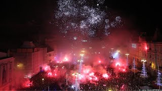 UŽIVO Doček Vatrenih u Zagrebu [upl. by Graybill844]