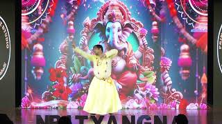 Kathak Recital  Ganesh Vandana  Nrityangna Season 8 [upl. by Noyk]