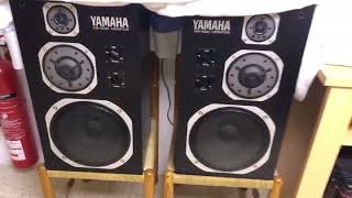 Pioneer SX1280 amp Yamaha NS1000M full power [upl. by Aynas319]