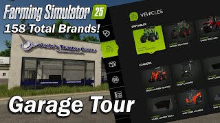 Farm Sim 25 Tips amp Tricks  Garage Tour [upl. by Attiuqram81]